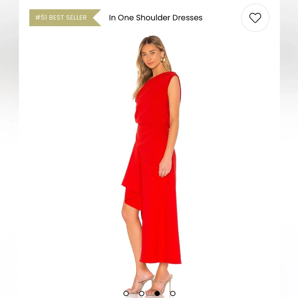 ELLIATT Pallas Dress in Red Size Small - Picture 3 of 6
